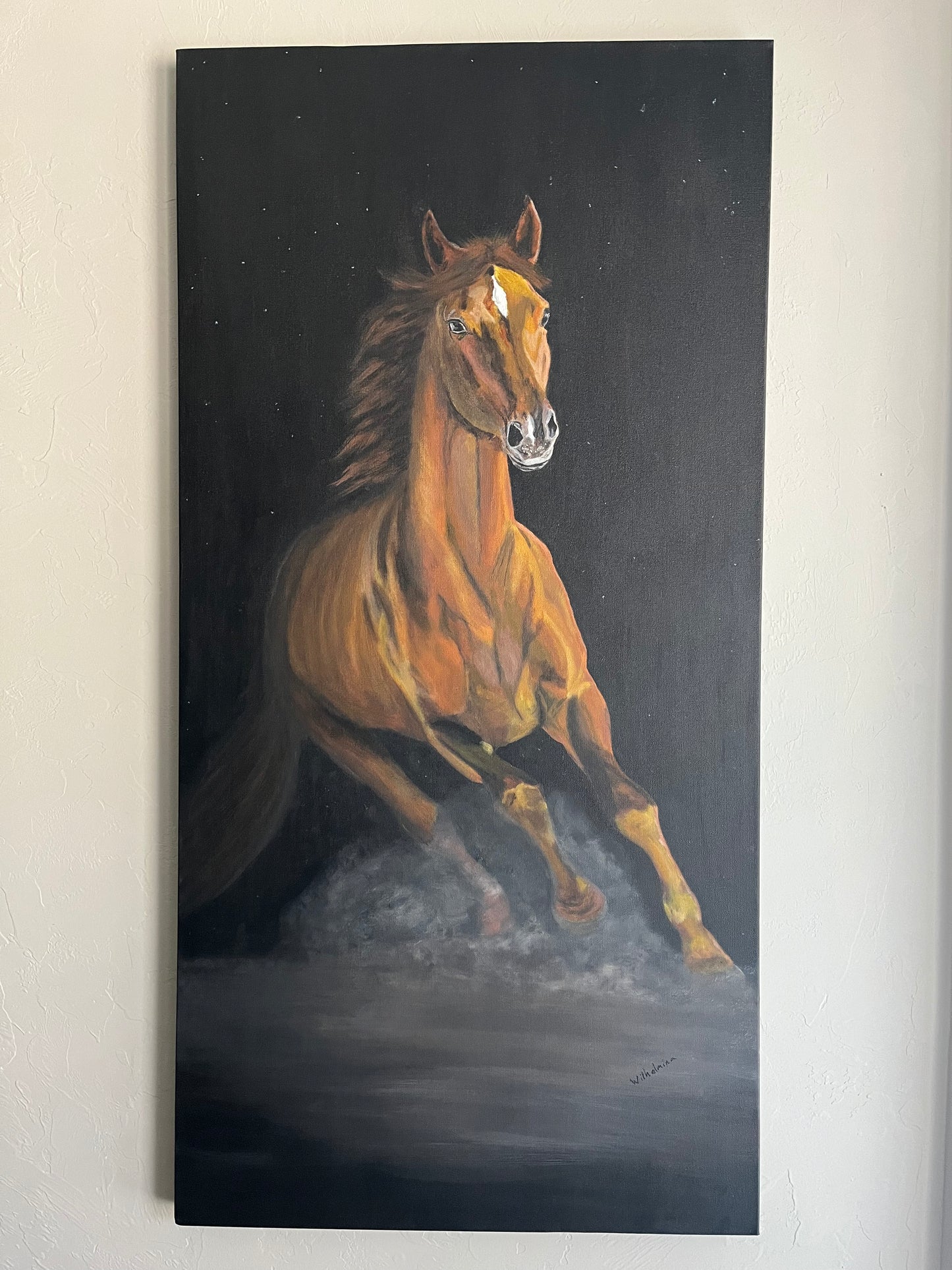 “Renewal", original acrylic painting by Wilhelmina