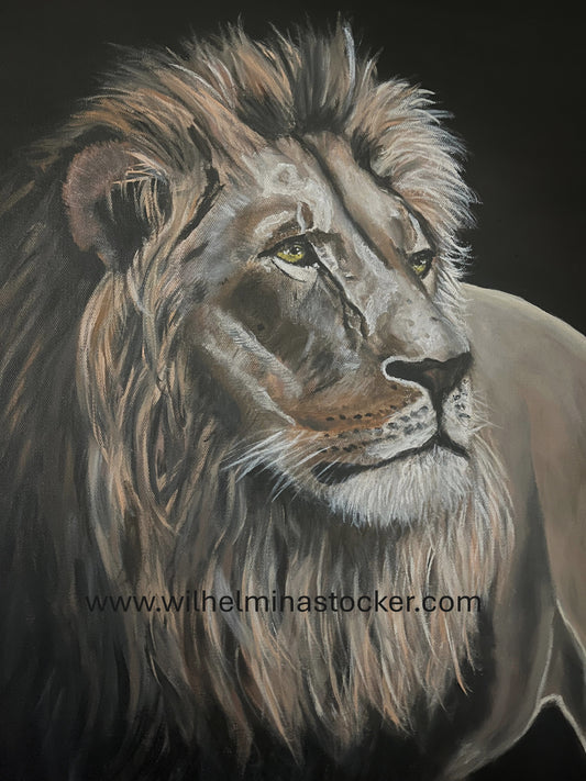Pivot - Lion painting