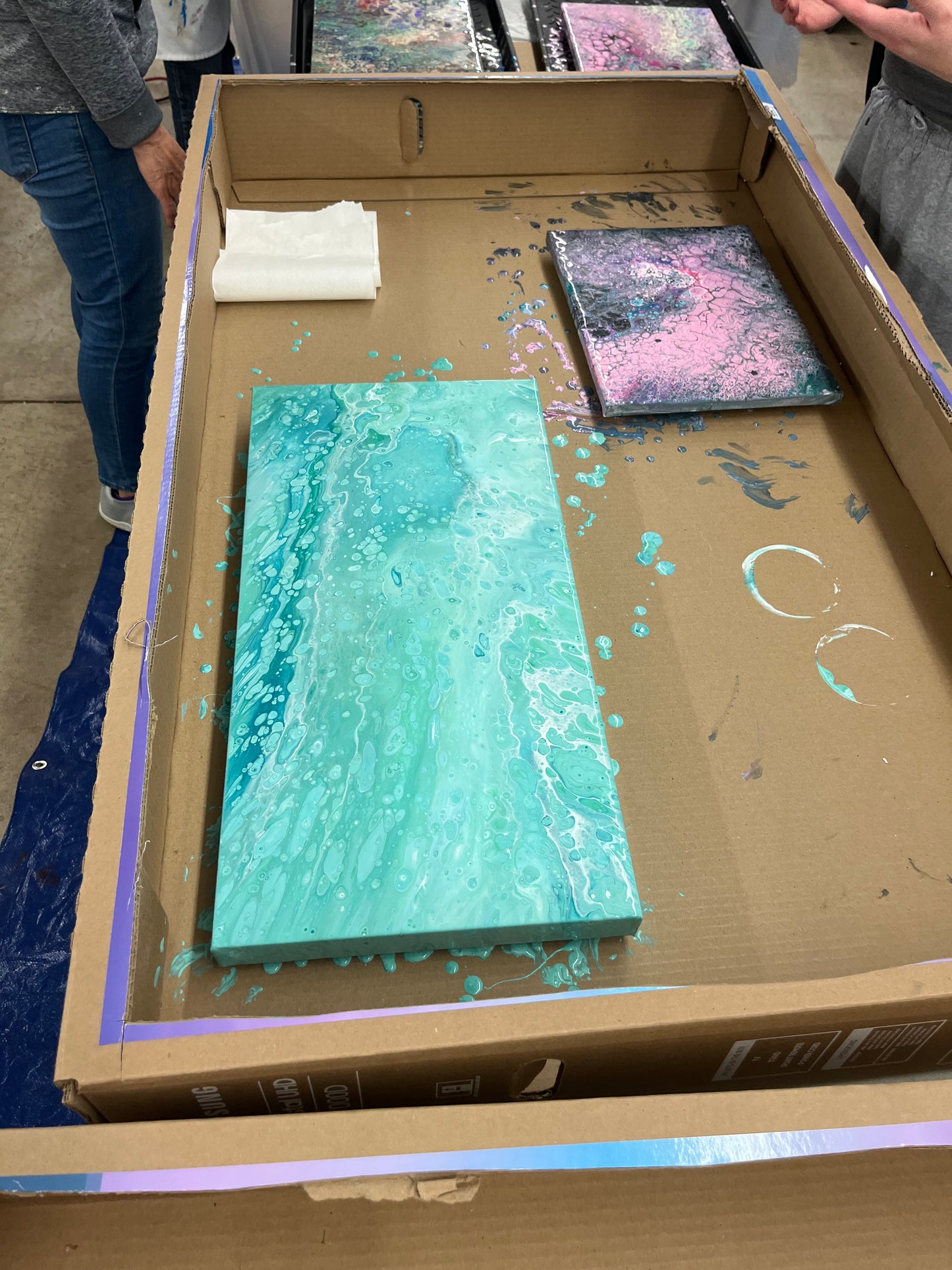 Acrylic Pour Painting Class