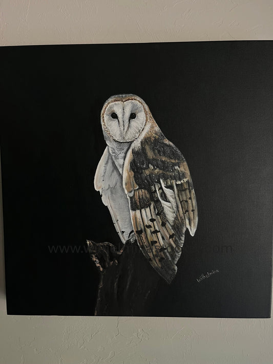 Decisiveness - Owl painting