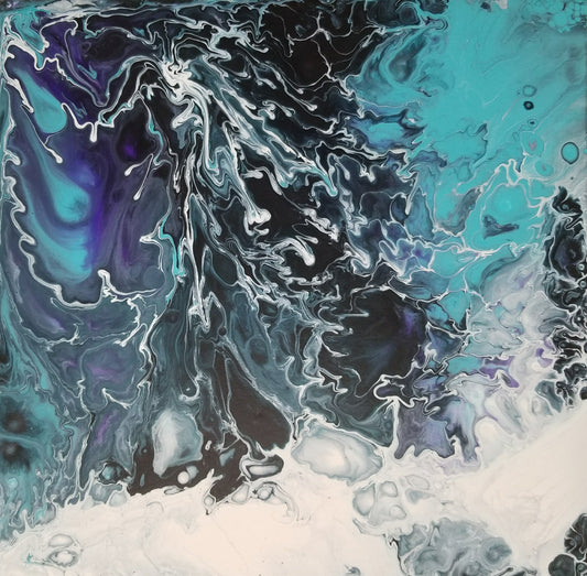 Acrylic Pour Painting Class