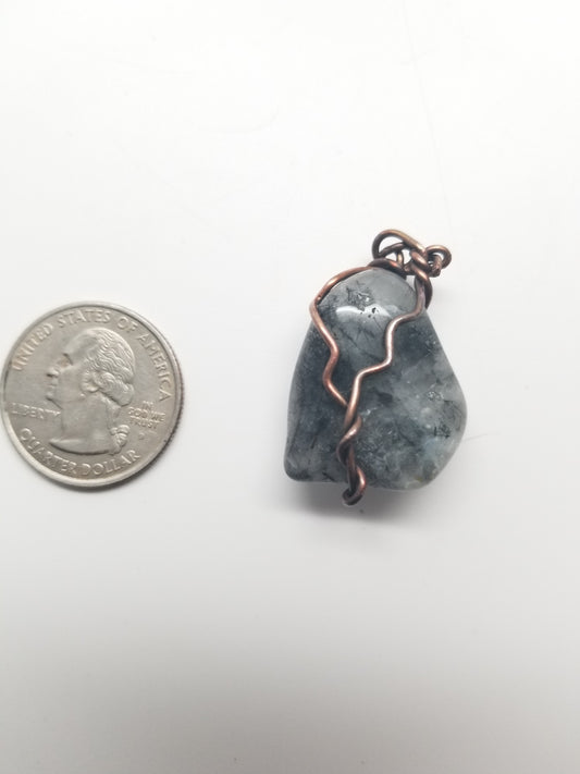 Tourmalated Quartz Pendant