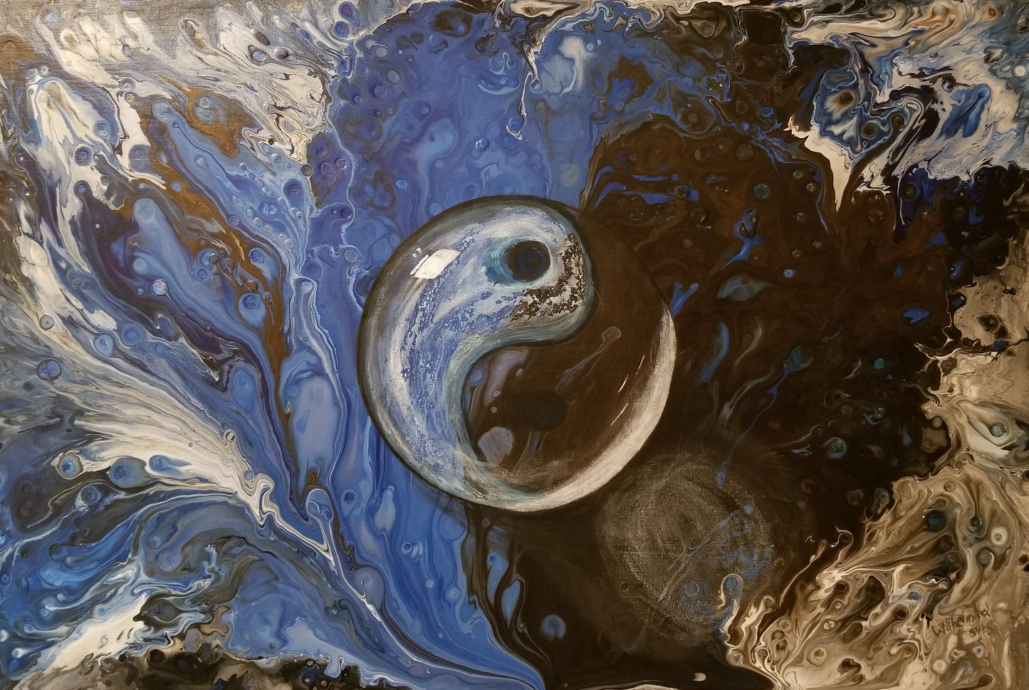 Acrylic Pour Painting Class