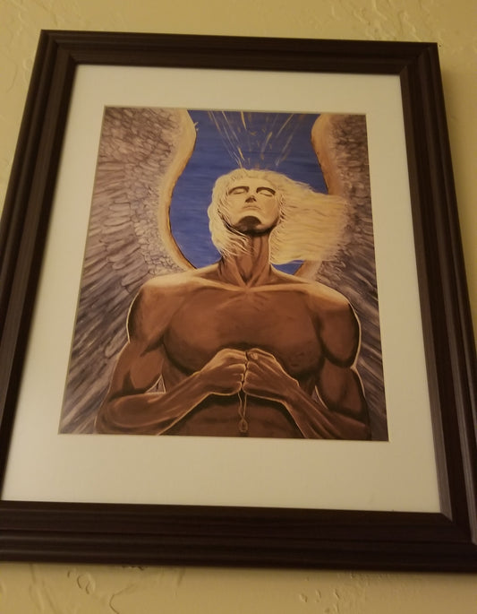 Print of Painting, titled Michael