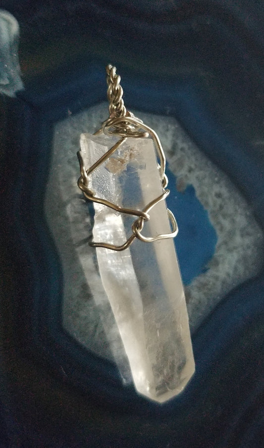 Lemurian Seed Crystal Pendant