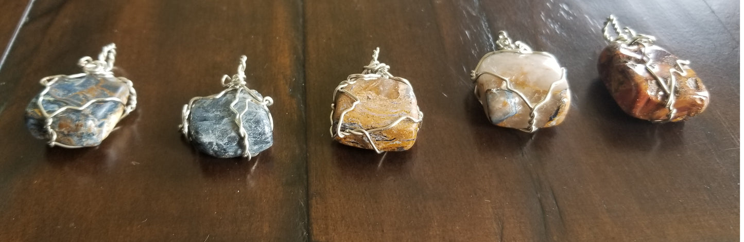 Pietersite Pendant - Various Unique Pendants