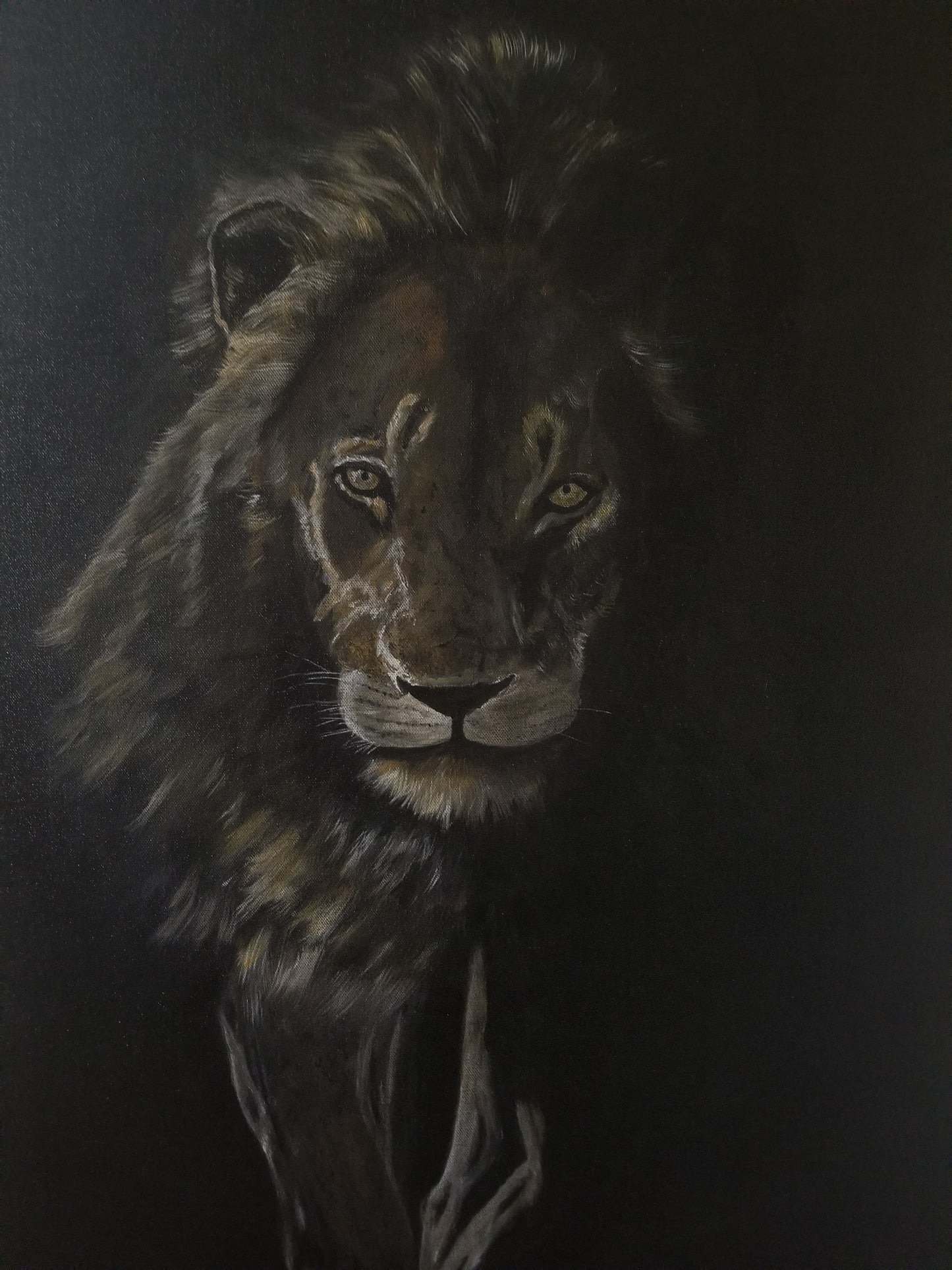 "Upon Arrival to my Kingdom", original acrylic painting by Wilhelmina