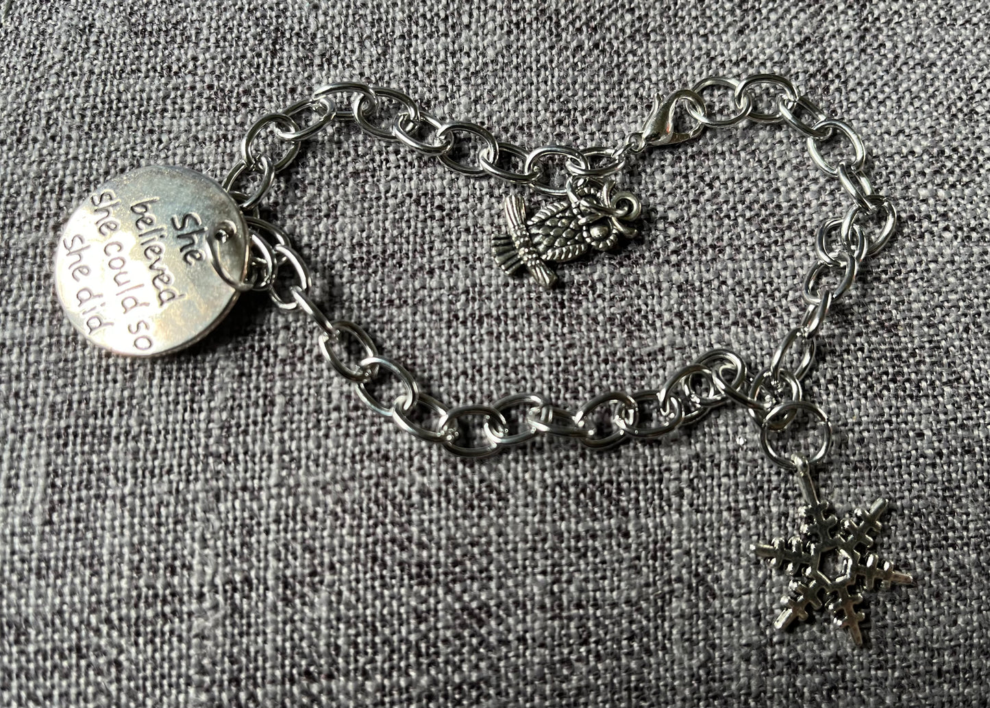 Snowflake  Earrings & bracelet set
