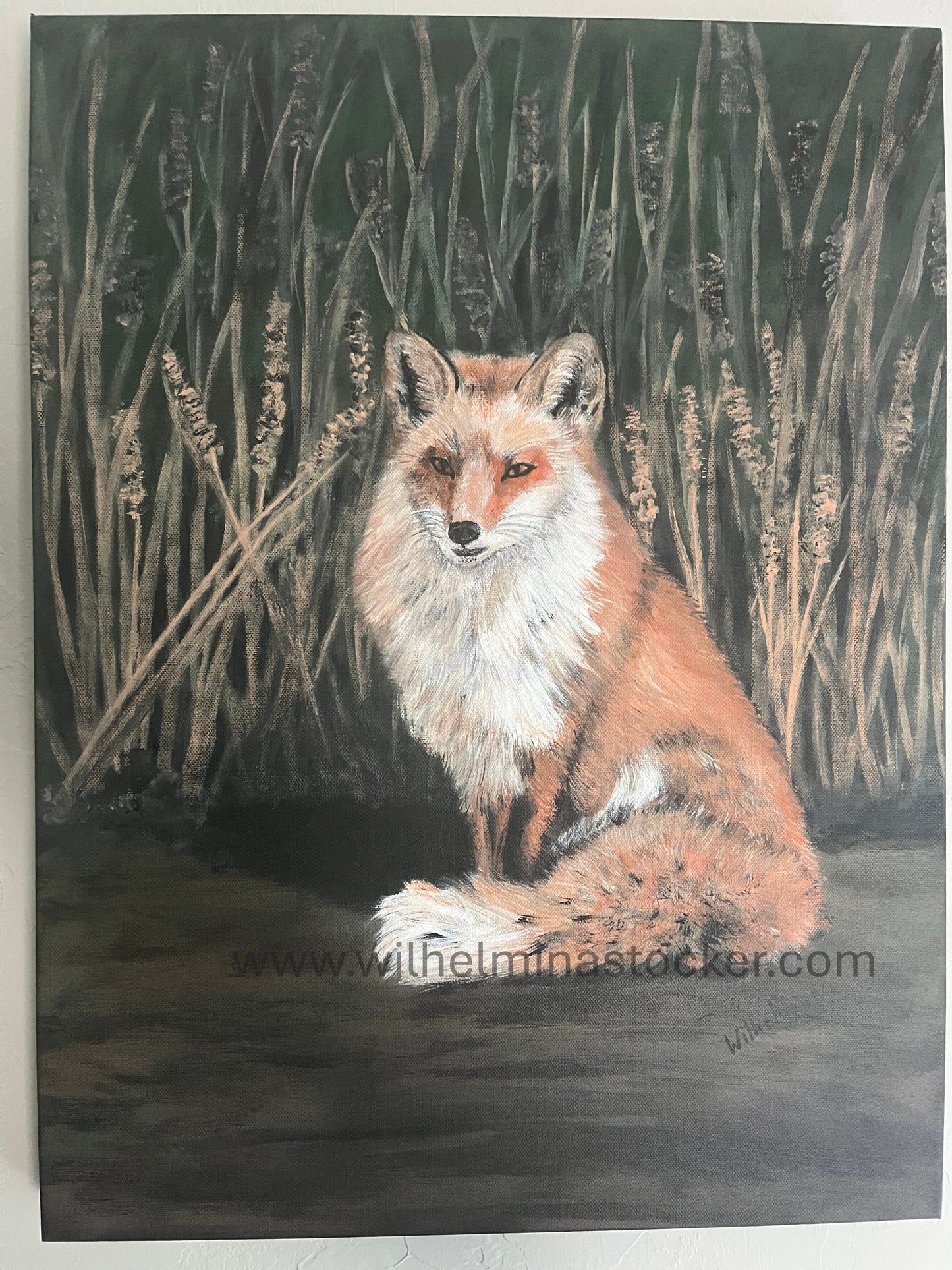 Silent Meadow - Fox Painting