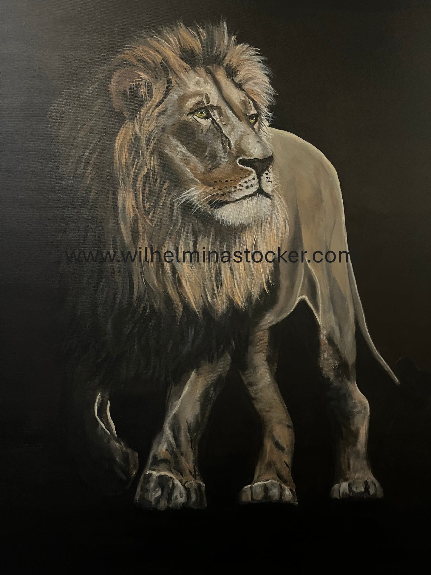 Pivot - Lion painting