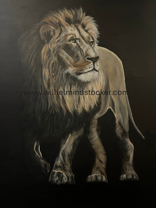 Pivot - Lion painting