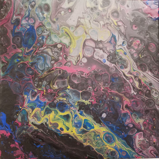 Acrylic Pour Painting Class