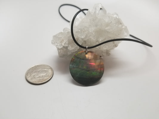 Black Mother of Pearl Pendant