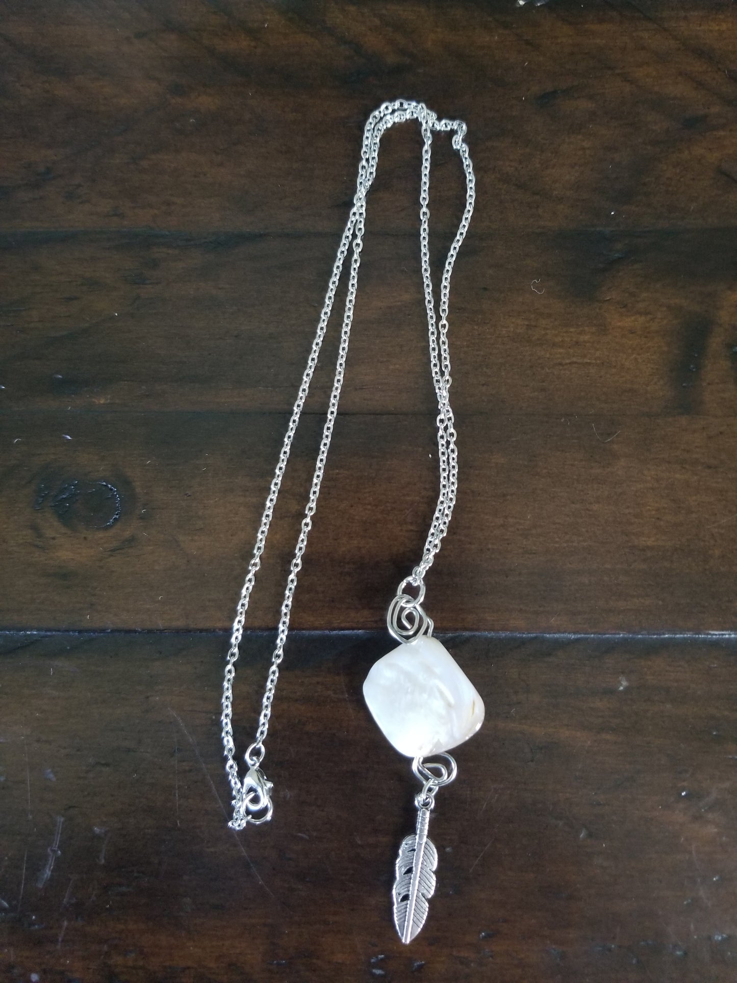 Natural Shell Necklace Design Wilhelmina Creations