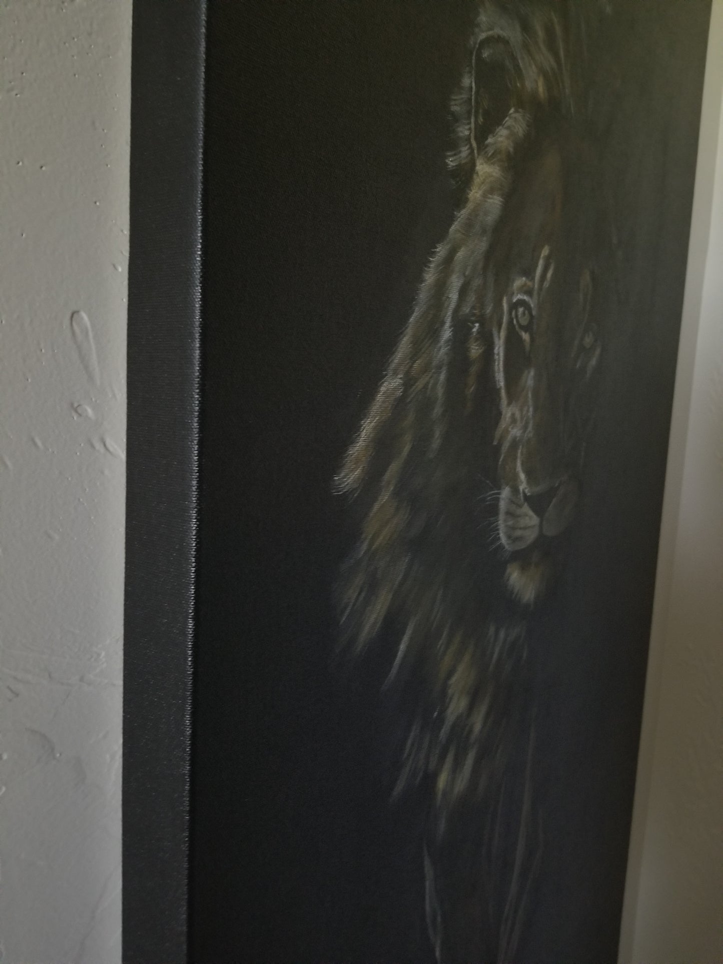 "Upon Arrival to my Kingdom", original acrylic painting by Wilhelmina